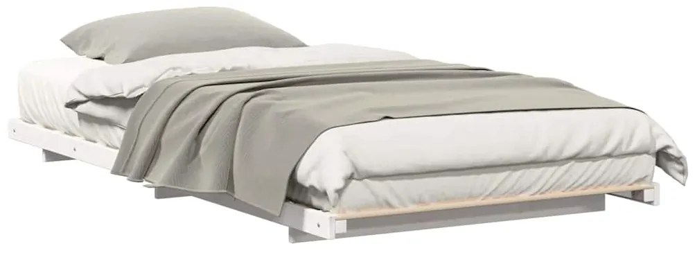Estrutura de cama de chão Branco 90 x 210 cm