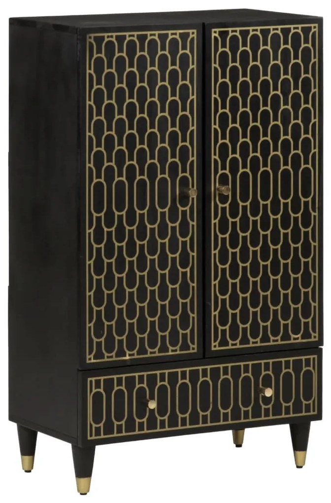 vidaXL Aparador alto 60x33x100 cm madeira de mangueira maciça