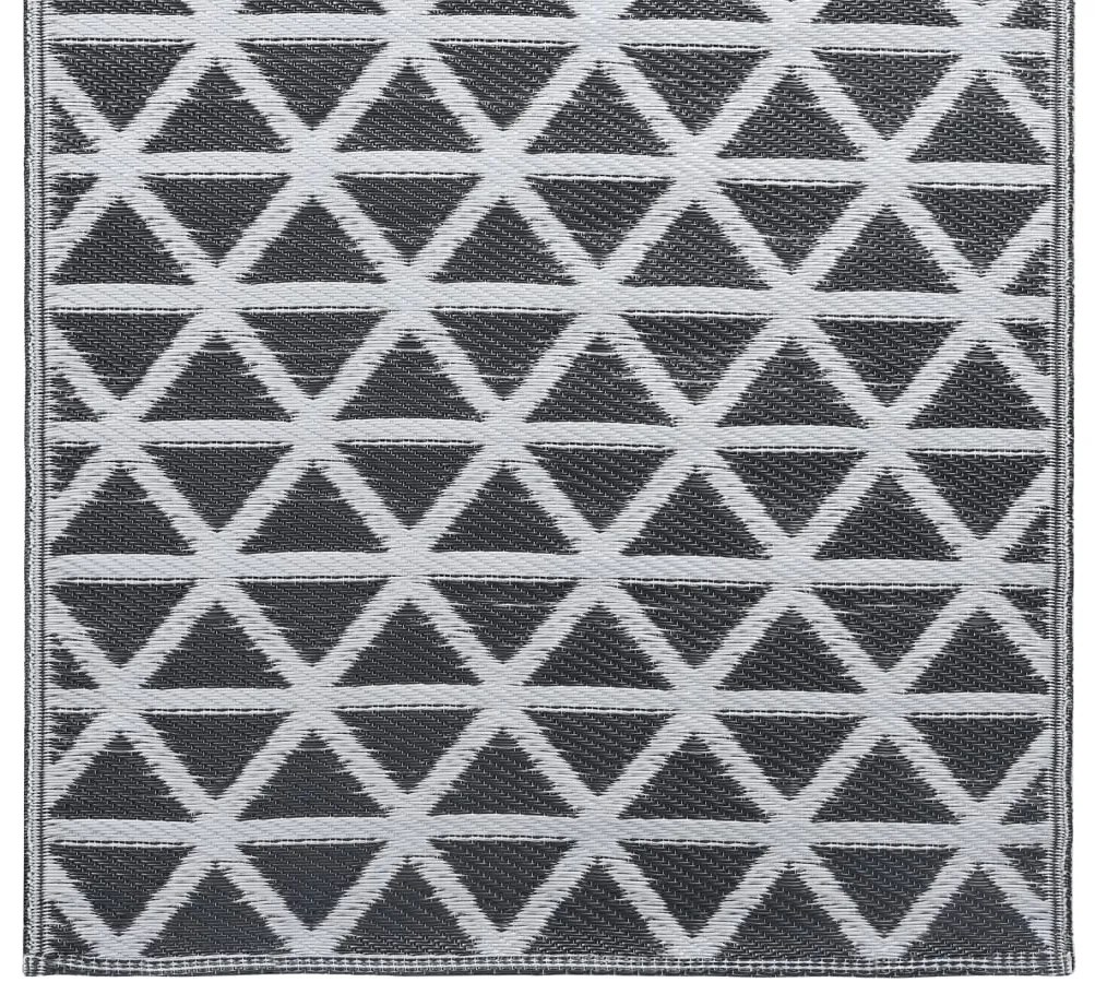 Tapete de exterior 80x150 cm ARAKIL PP preto