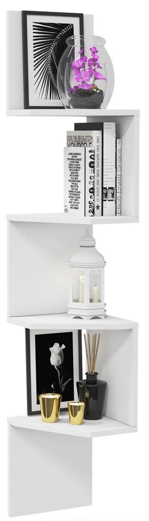 Prateleira de Parede Desaldo – Branco – 29,6 x 29,6 x 155,2 cm
