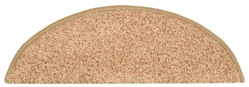 Tapete/carpete para degraus 15 pcs 56x17x3 cm dourado