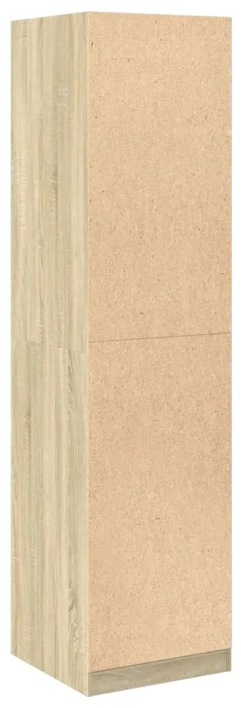 Roupeiro 50x50x200 cm contraplacado carvalho sonoma