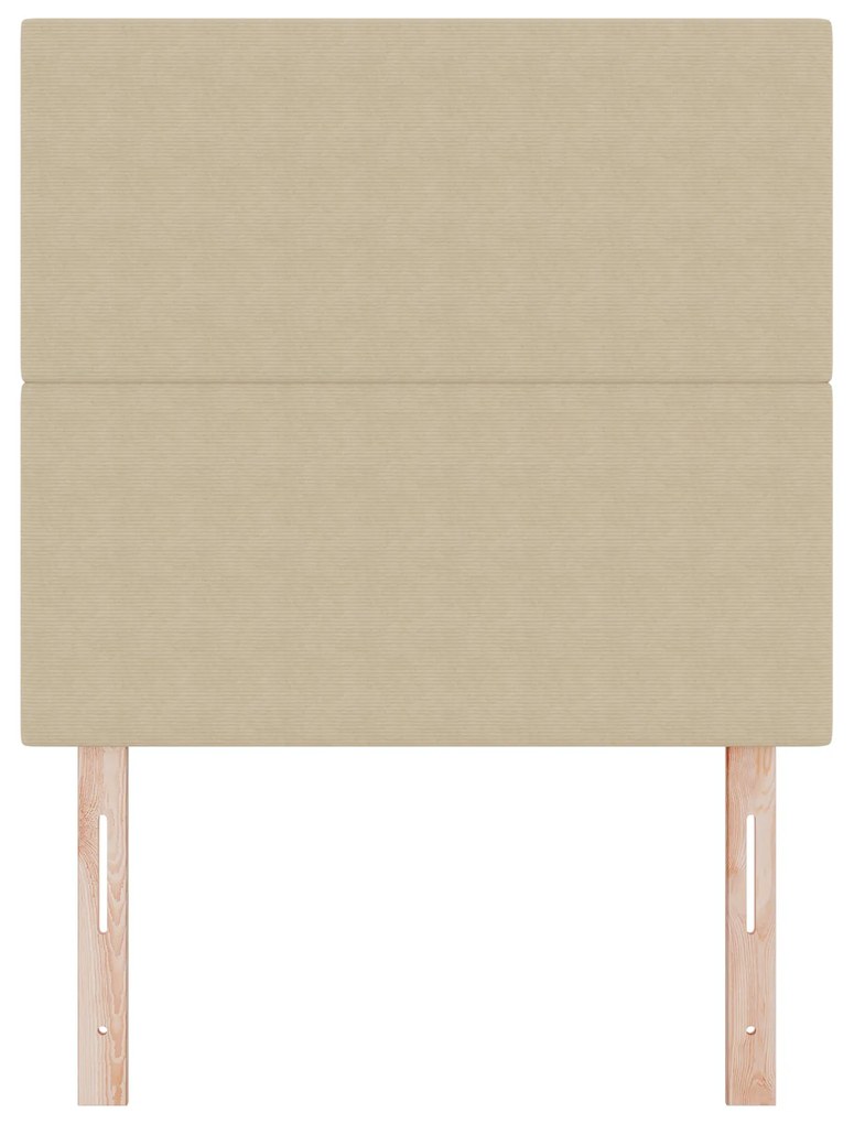 Cabeceira vidaXL Design Simples Verde Claro 80 cm Tecido de Corduroy
