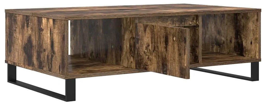 Mesa de centro 104x60x35cm derivados de madeira carvalho fumado