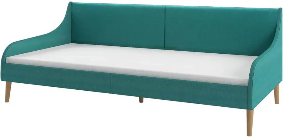 Estrutura de sofá-cama tecido verde