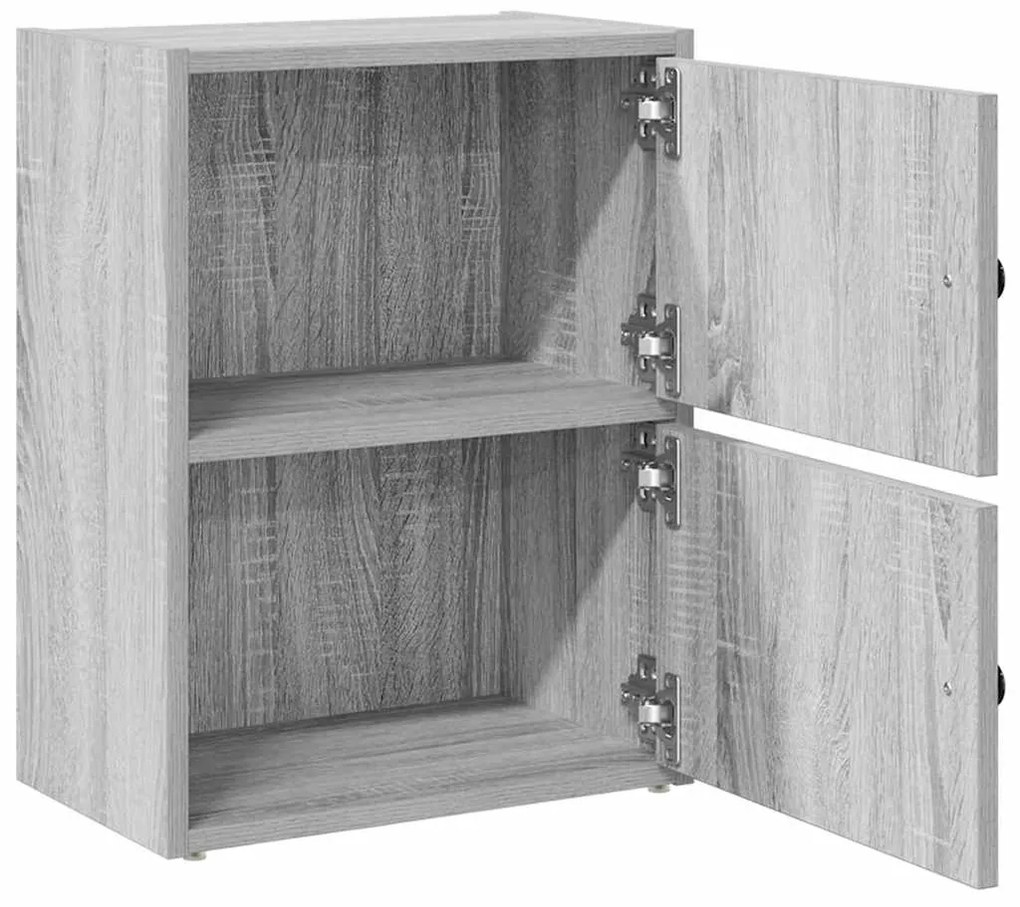 Estante 40x24x52 cm derivados de madeira cinzento sonoma
