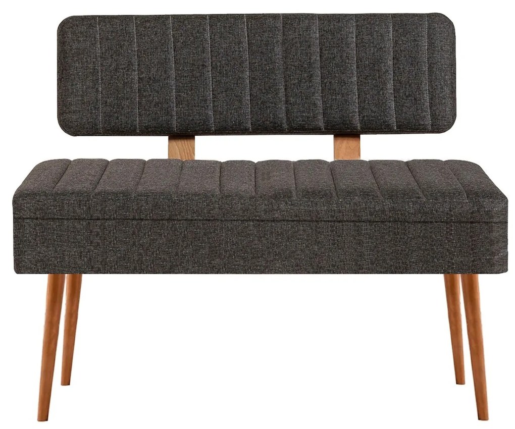 Banco Vina – Atlantic Pine Anthracite – 110 cm x 82,5 cm x 40 cm