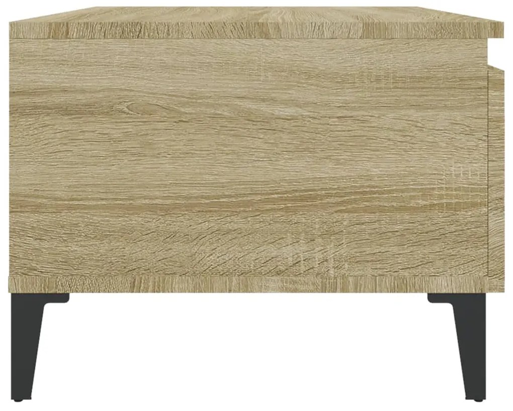 Mesas de apoio 2 pcs 50x46x35 cm deriv. madeira carvalho sonoma