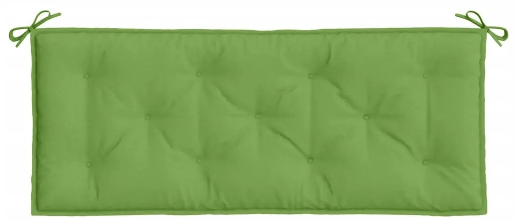 Almofadões banco jardim 2pcs 120x50x7 cm mesclado tecido verde