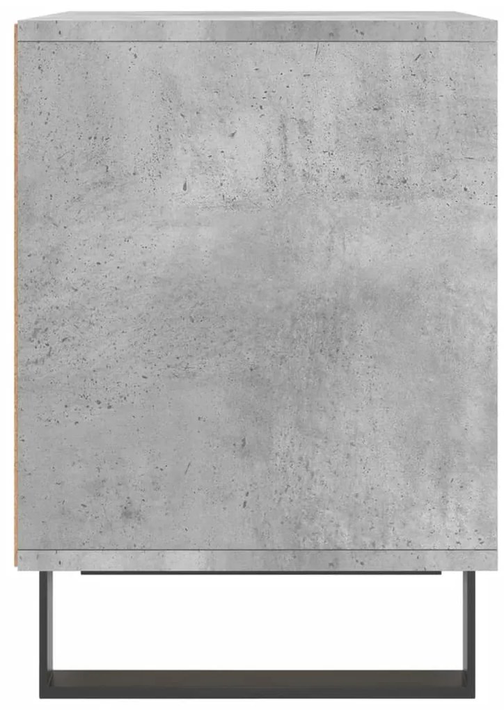 Mesas de cabeceira 2 pcs derivados de madeira cinzento cimento