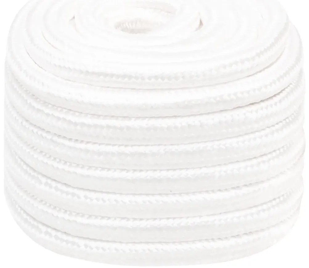 Corda de barco 20 mm 25 m polipropileno branco completo