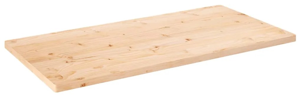 824410 vidaXL Tampo de mesa retangular 110x55x2,5 cm pinho maciço