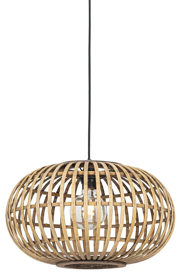 Candeeiro de suspensão oriental bambu 44 cm - Amira Oriental