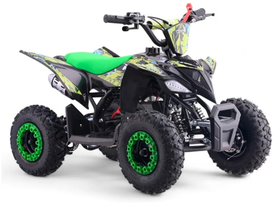 MINI MOTO 4 GASOLINA PARA CRIANÇAS 49cc Roan Ratte R6 4.5cv Verde