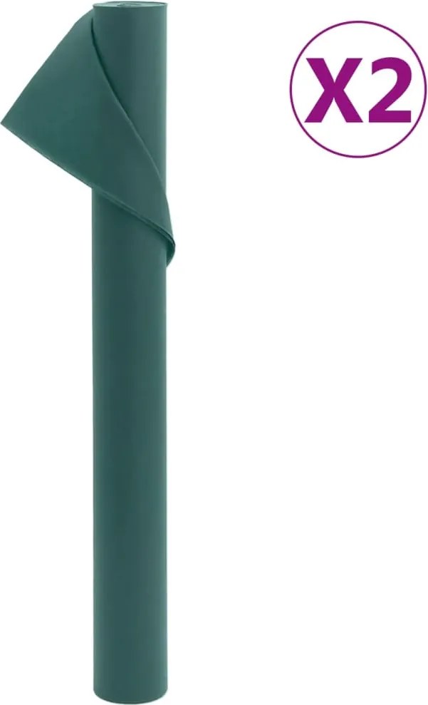 vidaXL Cobertura para plantas 2 rolos 70 g/m² 10x1,6 m