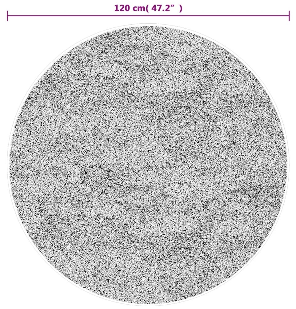 Tapete lavável antiderrapante Ø 120 cm multicor