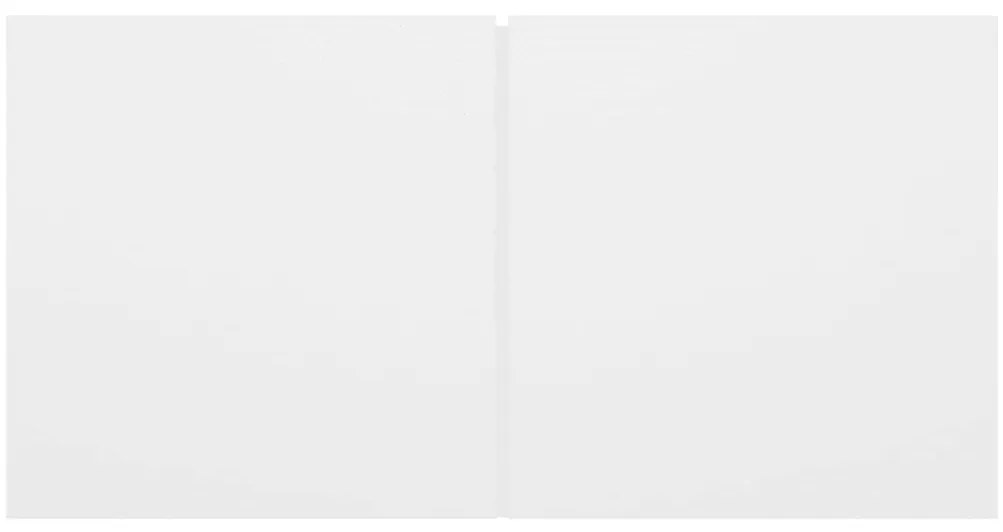 Conjunto móveis de TV 4 pcs madeira processada branco