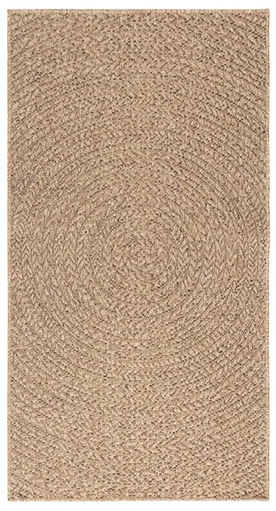 Tapete ZIZUR 80x150 cm aspeto de juta interior e exterior