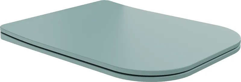 Mexen Teo tampa de queda lenta slim, duroplast, verde claro mate - 39840048