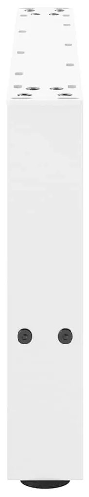 Pés para mesa de centro , brancos, 2 peças, 70x (30-31) cm, aço