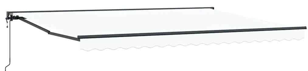 Toldo Retrátil Branco 450x300 cm Te fabricado de Poliéster
