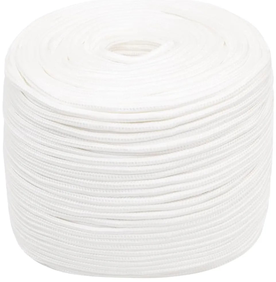 Corda de barco 8 mm 50 m polipropileno branco completo