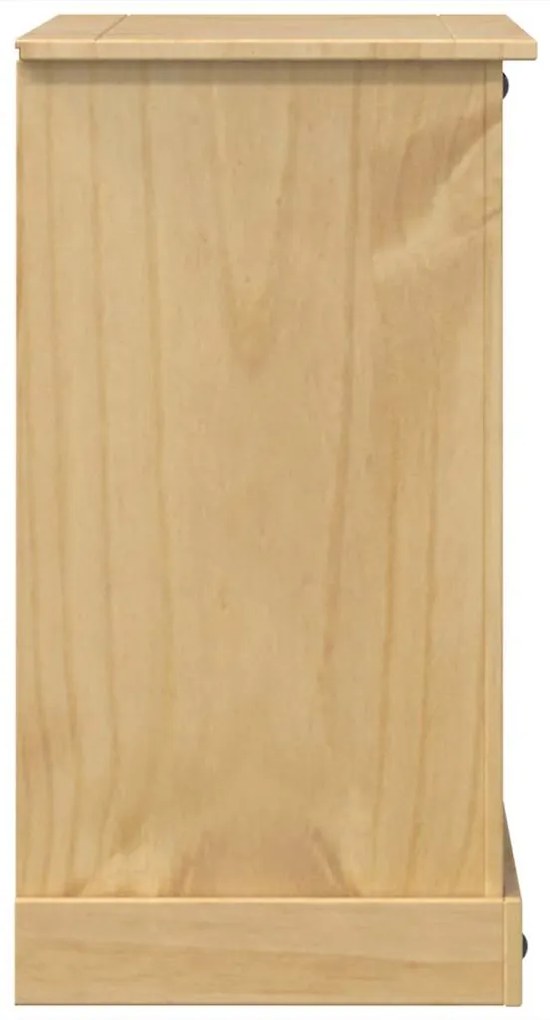 Armário com gavetas Corona 101x45x82 cm madeira de pinho maciça