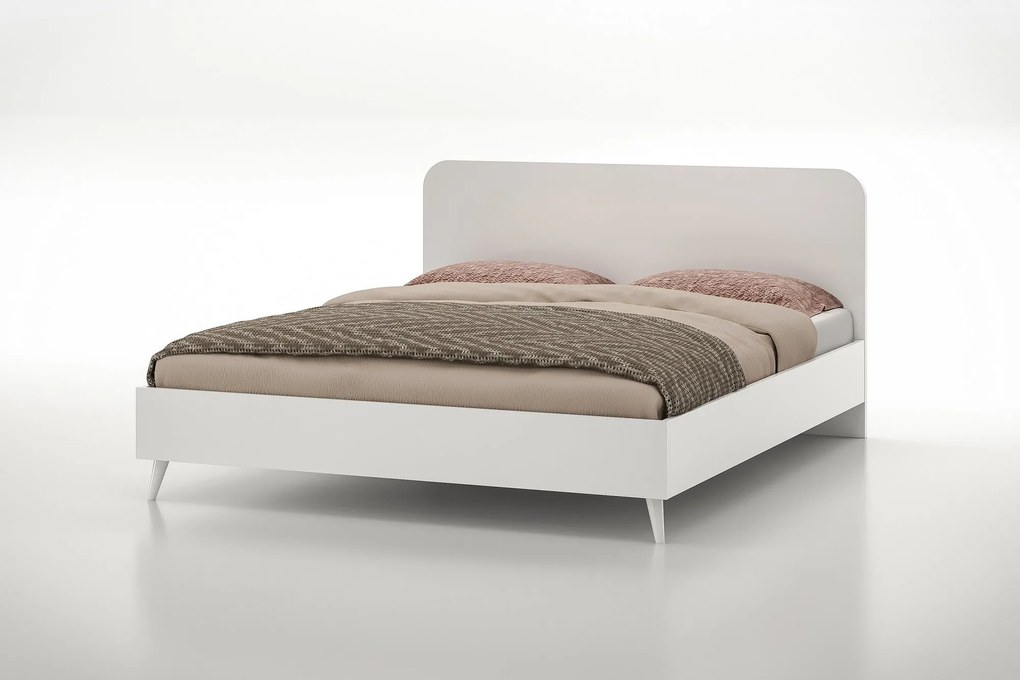 Conjunto de Quarto Royal – Branco – Roupeiro 175x182x50 cm, Estrado 16