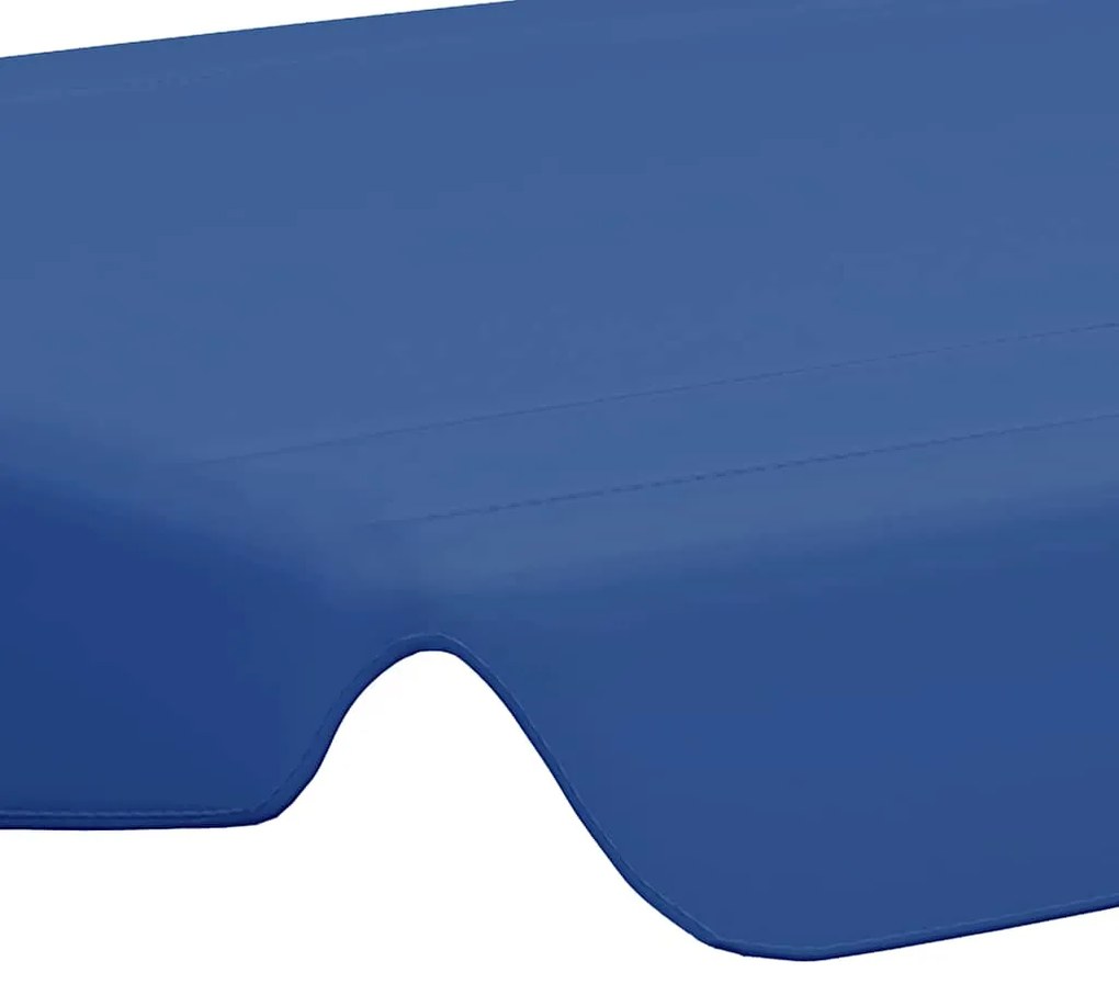 Toldo suplente baloiço jardim 188/168x145/110 cm azul
