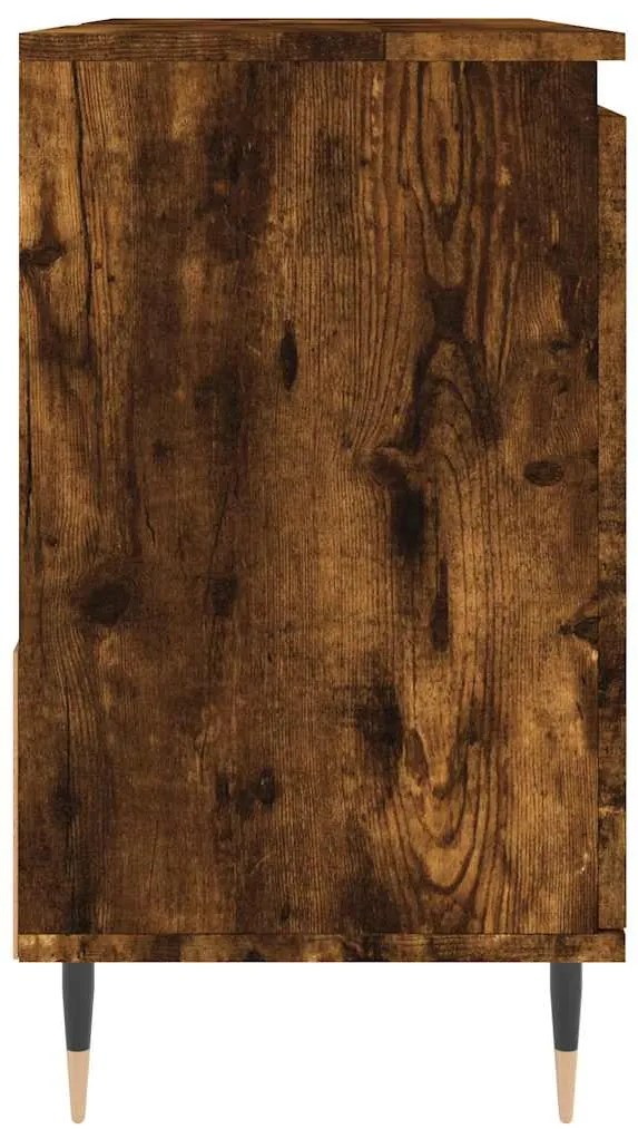 Armário casa de banho 65x33x60 cm madeira carvalho fumado