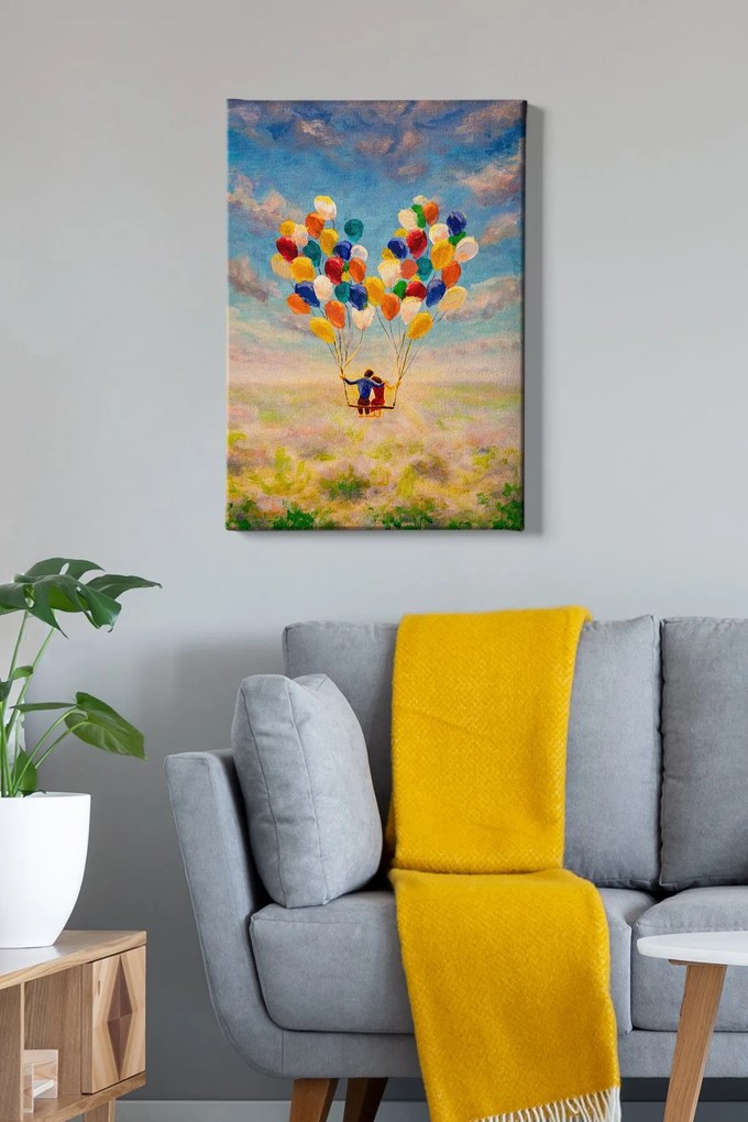 Pintura Decorativa em Tela 1504472159 – Multicolor – 50 x 70 cm