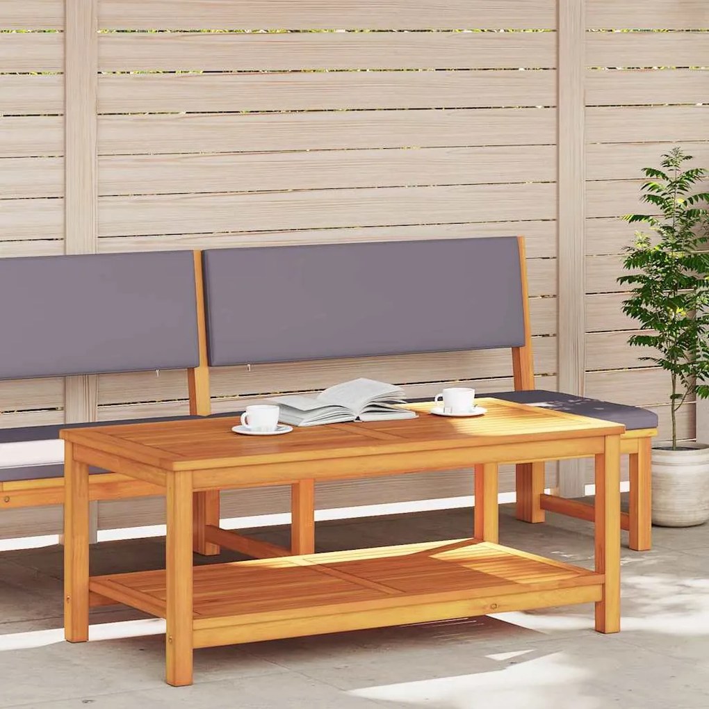 Mesa de Café 110x55x45 cm Madeira de Acácia Sólida