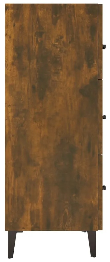 Aparador 69,5x34x90 cm derivados de madeira cor carvalho fumado