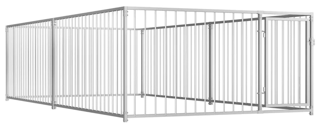 vidaXL Canil de exterior 200x400x100 cm
