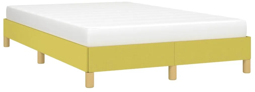 Estrutura de cama sem colchão 120x200 cm tecido verde