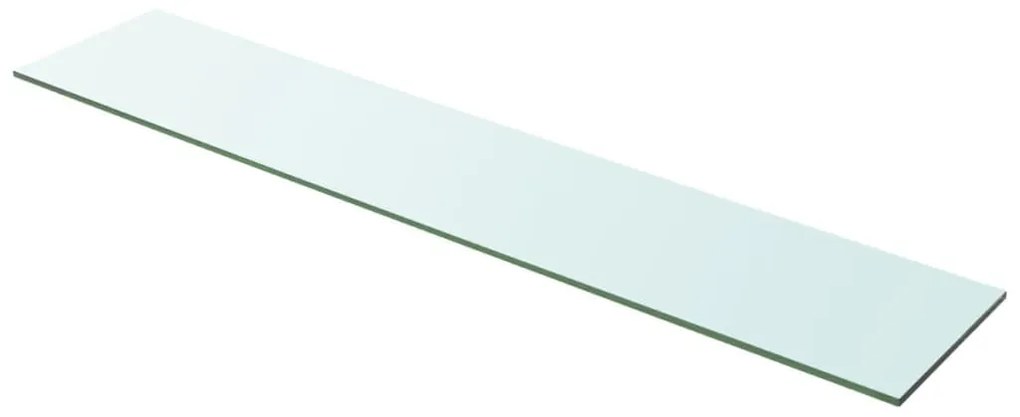 vidaXL Prateleira de vidro 100x20 cm transparente