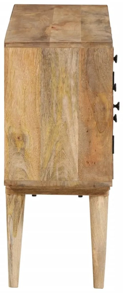 Aparador 110x30x70 cm madeira de mangueira maciça