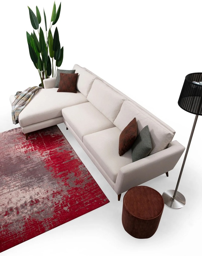 Sofá-Cama de Canto Mayorka – Bege – 303 x 168 x 93 cm