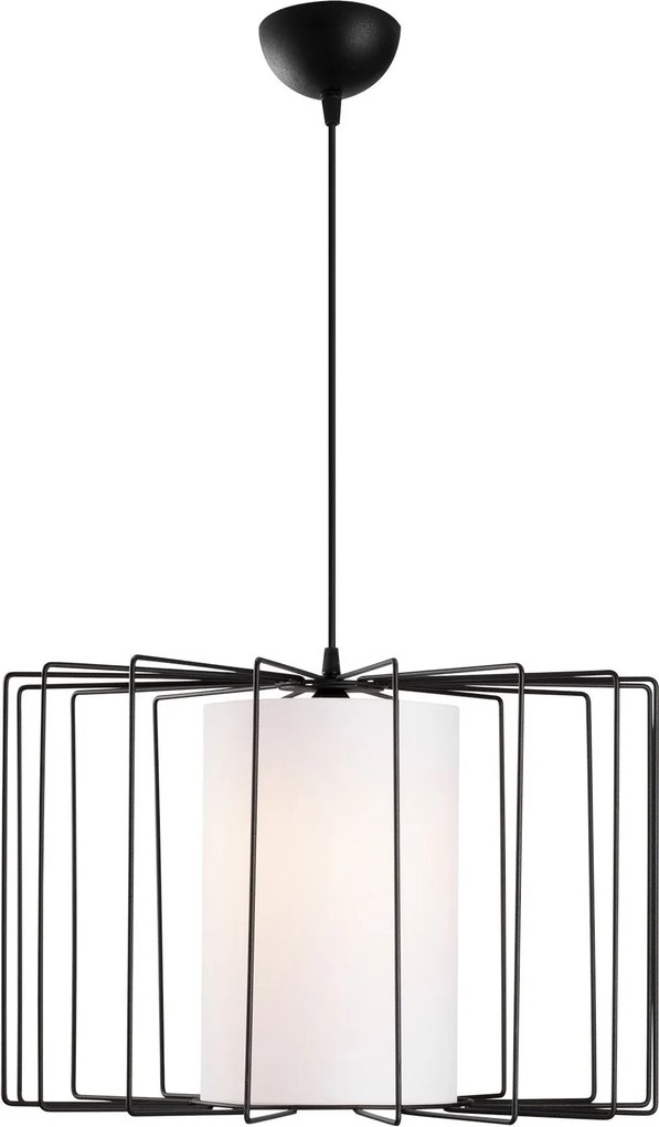 Candeeiro Tel – Preto e Branco – 47 cm