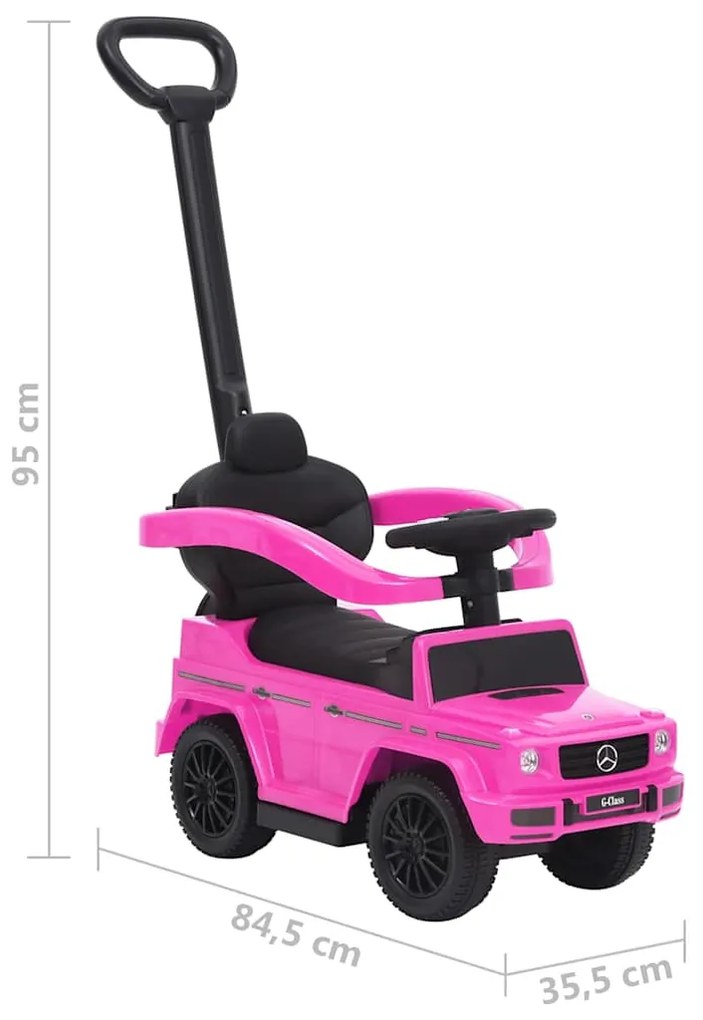 Carro infantil de empurrar G63 rosa