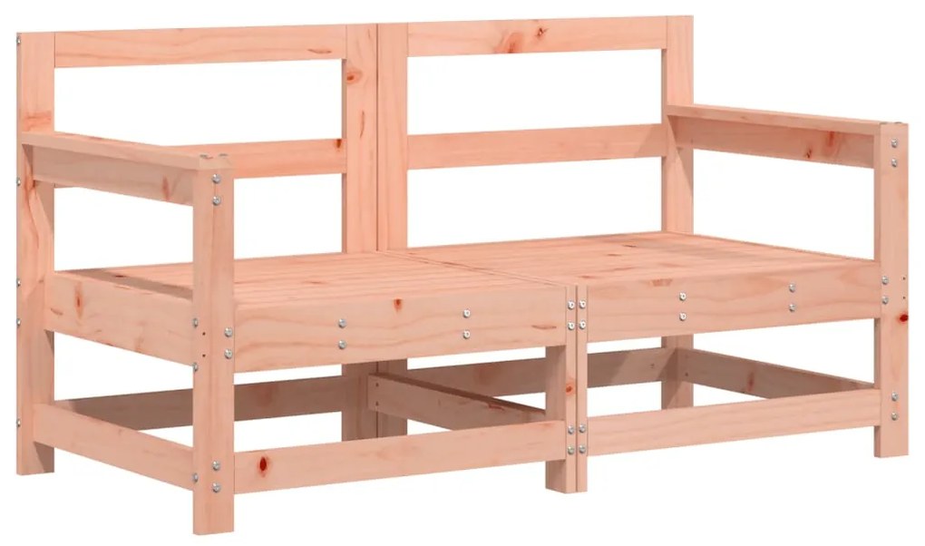 6 pcs conjunto lounge de jardim madeira de douglas maciça