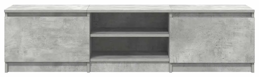 Móvel de TV derivados de madeira cinzento concreto