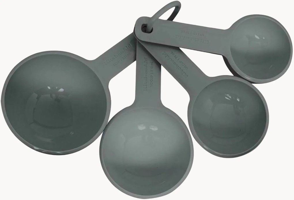 Colheres de medição Charcoal Grey, conjunto de 4
