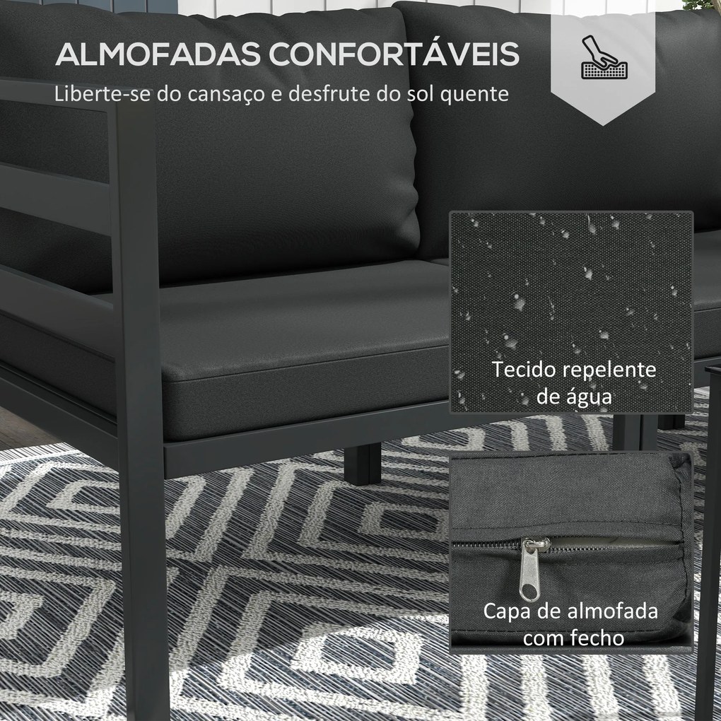 Conjunto de Móveis de Jardim 7 Peças Conjunto de Móveis de Terraço Inc