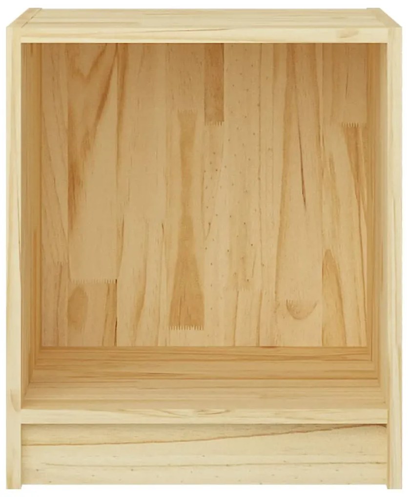 Mesa de cabeceira 35,5x33,5x41,5 cm madeira de pinho maciça