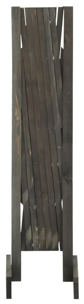 Vedação em treliça para jardim 120x90 cm abeto maciço cinzento