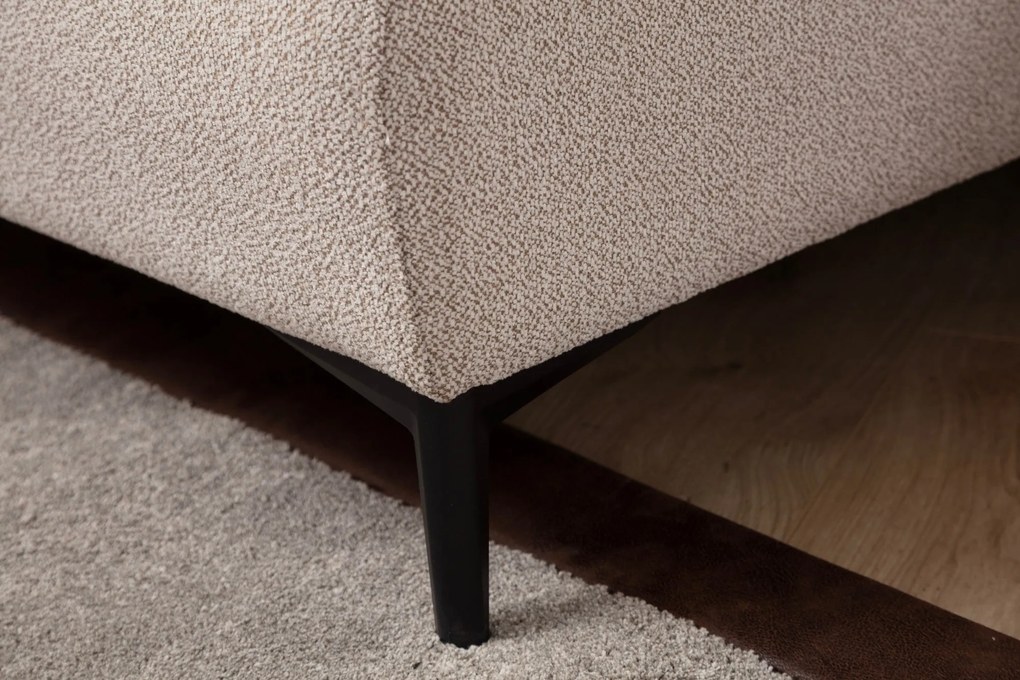 Sofá-Cama de Canto Aren – Bege e Canela – 150 x 260 cm