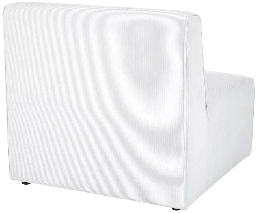 Sofá modular de 4 lugares em bombazine branco sujo LEMVIG Beliani
