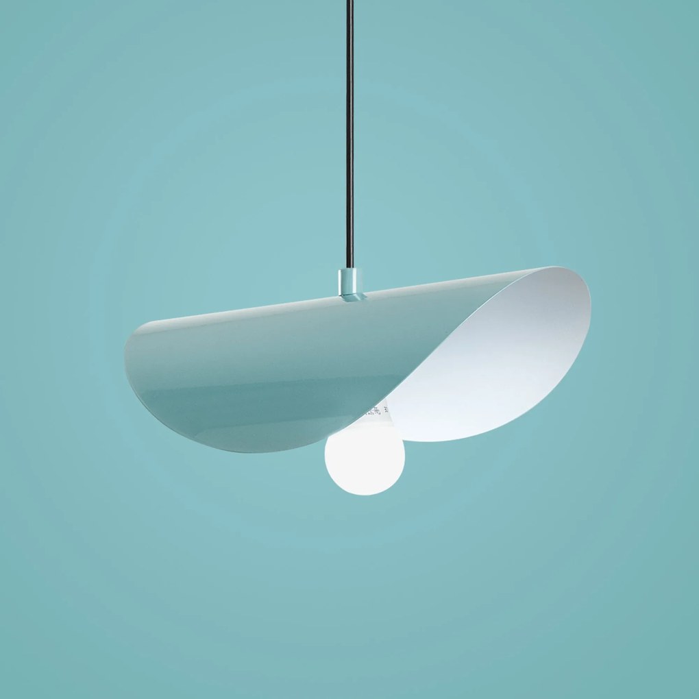 Chandelier Eger – Turquesa – Diâmetro 50 cm