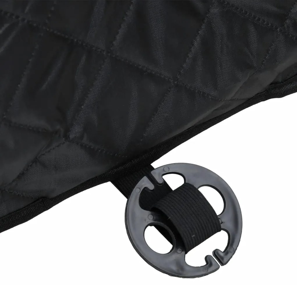 Assento de carro para cão 45x45x25/55 cm preto